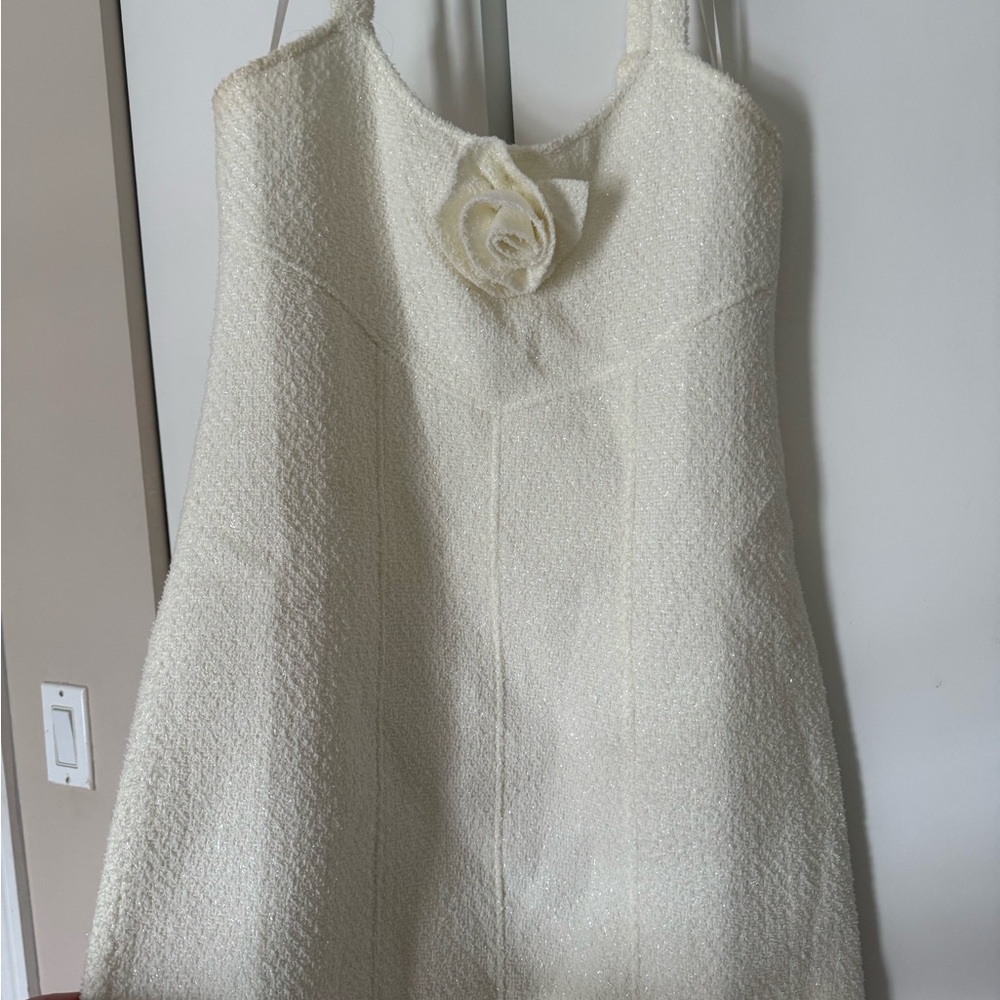 Maeve Cream Mini Dress